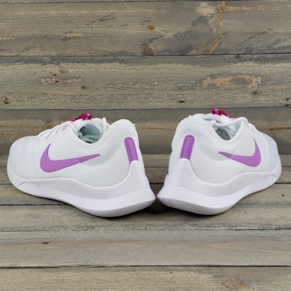 New Women's Nike VTR Running Shoes White Purple - Picture 5 of 8